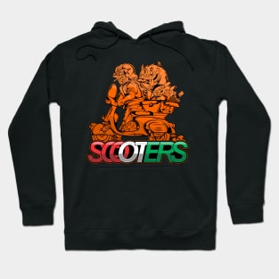 scooters doodle Hoodie